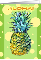 Hawaiian Party Invitation card