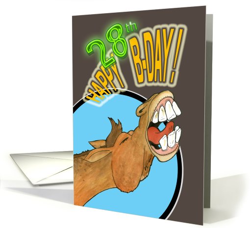 Happy 28th Birthday card (578689)