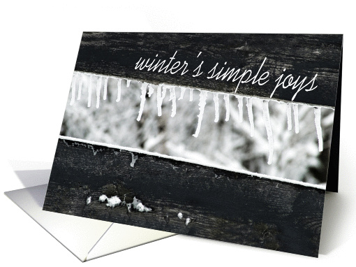 Winter's Simple Joys card (316586)