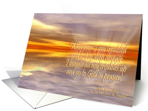 Peaceful Reflections-Encouragement card (318382)