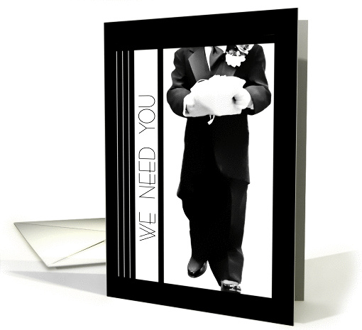 Please Be My Ring Bearer (Wedding) card (358944)