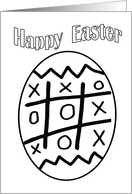 Happy Easter - Coloring Card for Kids card