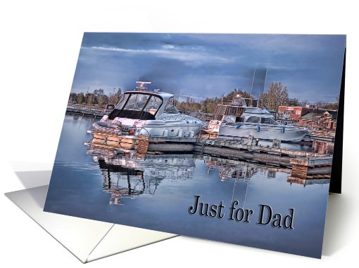 Just for Dad (Father's Day) card (625724)