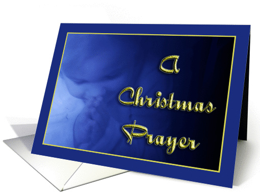 A Christmas Prayer (Girl) card (883398)