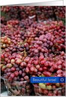 Beautiful Israel-grapes card