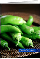 Beautiful Israel-Spicy Green Peppers card