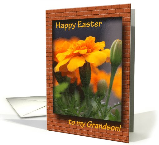 Happy Easter - grandson card (401154)