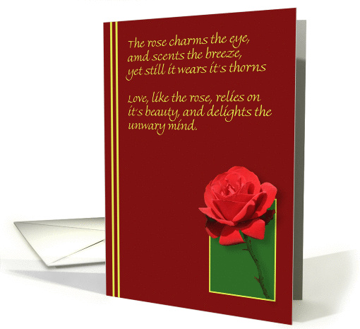 Divorce Poetry card (359629)