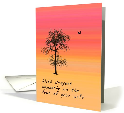 Death of Wife, Deepest Sympathy card (368565)