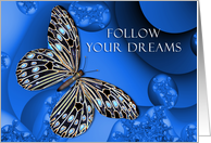 Follow Your Dreams (Blank) card