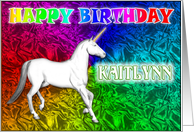 Kaitlynn’s Unicorn Dreams Birthday Card