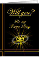 Please be my Page Boy card