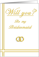 Sister, Please Be my Bridesmaid card
