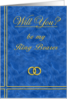 Please Be My Ring Bearer card