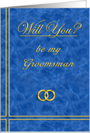 Please Be My Groomsman card