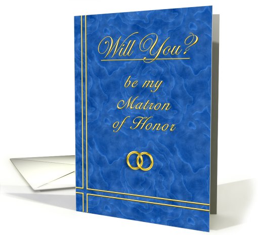 Mother, Please Be My Matron of Honor card (396589)