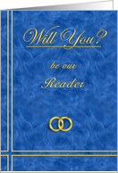 Please Be Our Reader card