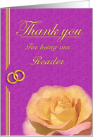 Reader Thank you card