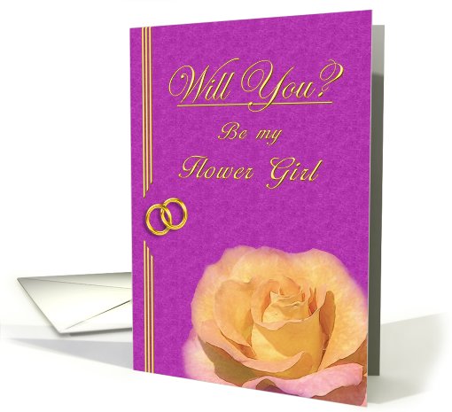 Niece, Please be my Flower Girl card (401434)