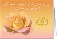 50th Anniversary Mom and Dad card