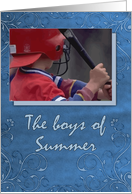 Boys of Summer -blank- card