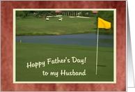 Husband, Happy Father’s Day (GOLF) card