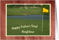 Neighbour, Happy Father’s Day -GOLF- card