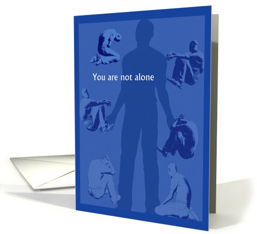 Encouragement -You are not alone- card (428369)