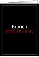 Brunch Invitation card