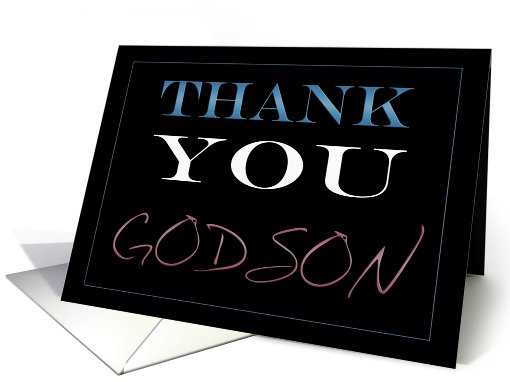 Godson, Thank You card (442830)