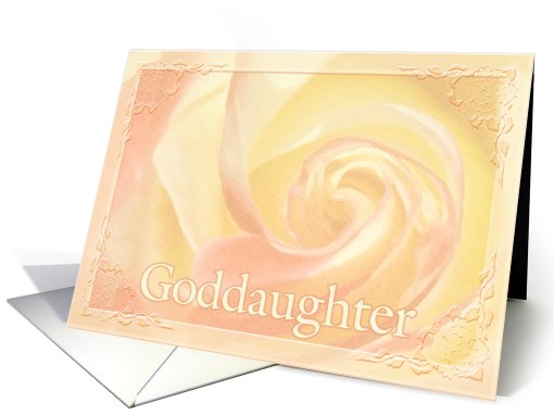 Thank you Goddaughter card (443360)