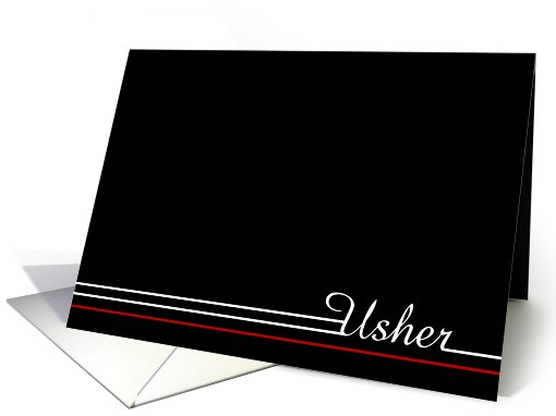 Be my Usher card (464794)