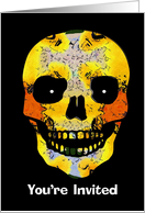 Halloween Skeleton Invitation card