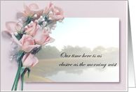 Misty Sympathy card