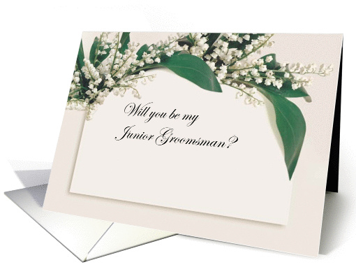 Will You Be My Junior Groomsman Invite card (384442)