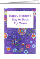 Both Moms Mother’s Day card