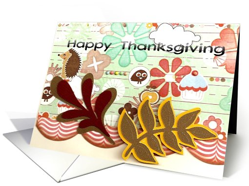 Woodland Thanksgiving card (531187)