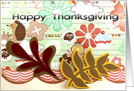 Woodland Thanksgiving card