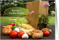 Garden Market - Vegetables by Grocery Bag card