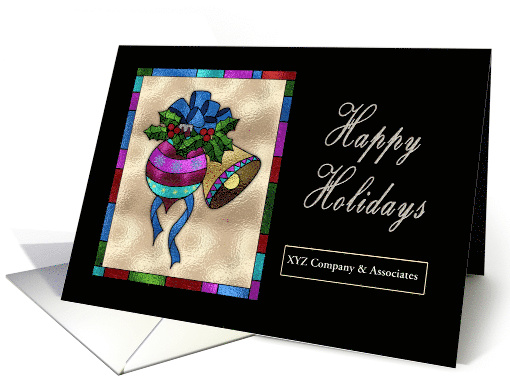 Business Christmas Card - Holiday Bells - (Insert for... (1293068)