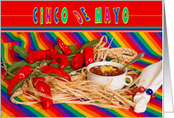 Cinco de Mayo - Fiesta Party Invitation - Chilli card