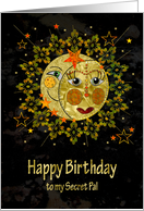 Birthday,Secret Pal, Sun, Moon and Stars to me, Abstract Sun/Moon card
