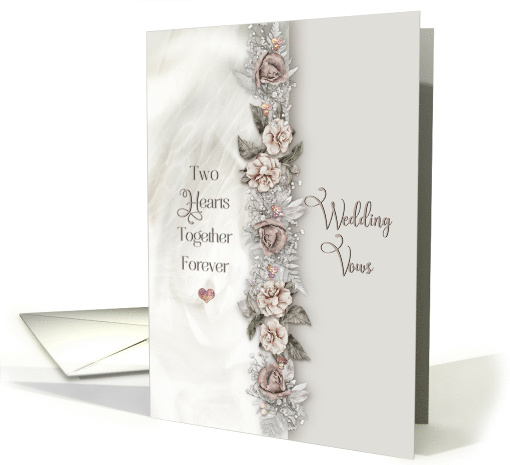 Wedding Vows Renewal Invitation Soft Watercolor Roses... (1705030)