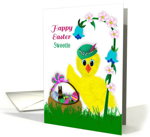 Easter Sweetie For Child Large Happy Yellow Chick with... (1724556)