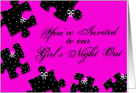 Girls Night Out Invite card