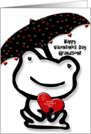 Happy Valentine’s Grandson card