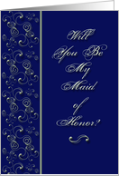 Will You Be My Maid Of Honor? card