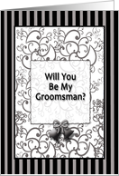 Be My Groomsman card
