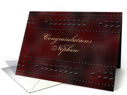 Graduate - Nephew - Congratultions card (419858)