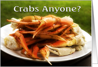 Crabs Anyone? card